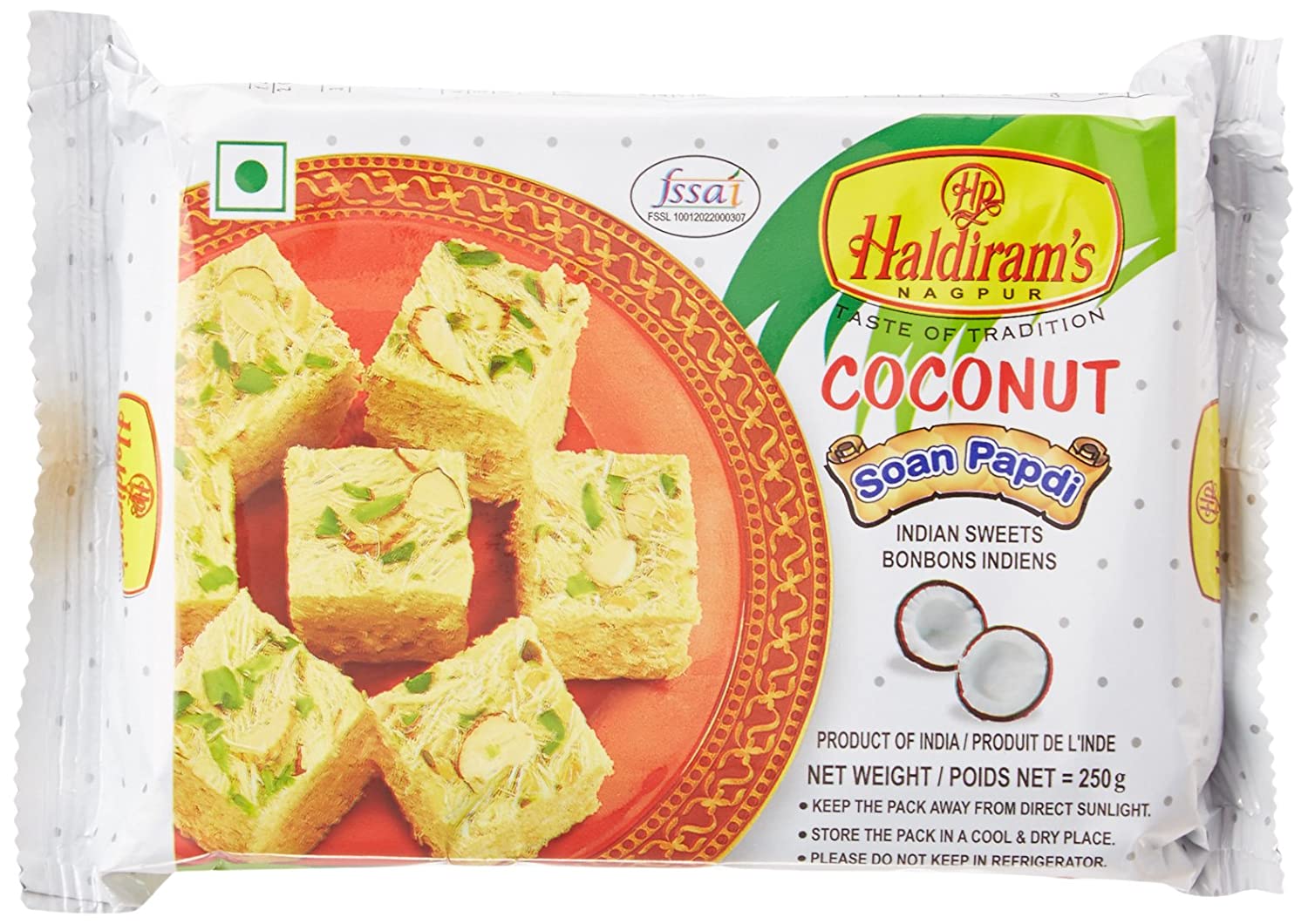 Haldiram Sonpapadi coconut 250 Gm"